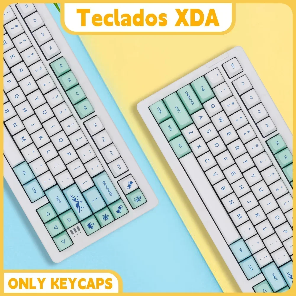 Qwertz-pbt Teclados para Teclado Mecânico Layout Iso do Perfil Espanhol e Francês Nórdico ou Azerty Keycaps Cherry mx - Imagem 4
