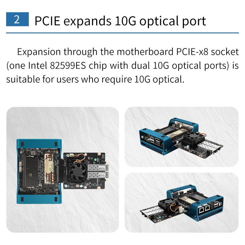 CWWK Magic Computer N100 Small host pcie x8 slot 4NVME DIY players' new favorite 3D printing 5