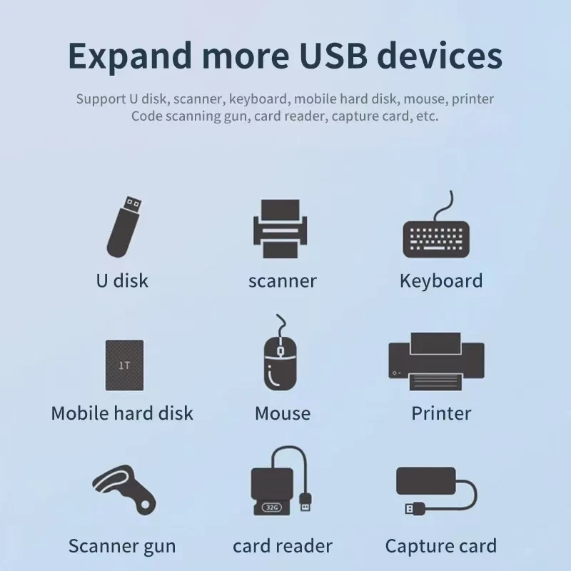 Bidirectional USB Switch and Extender Hub