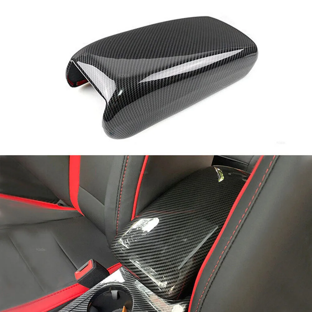 

Sportiness Universal Fitment Carbon Fiber Design Armrest Box Cover Part Name Perfect Fit Center Stowing Tidying
