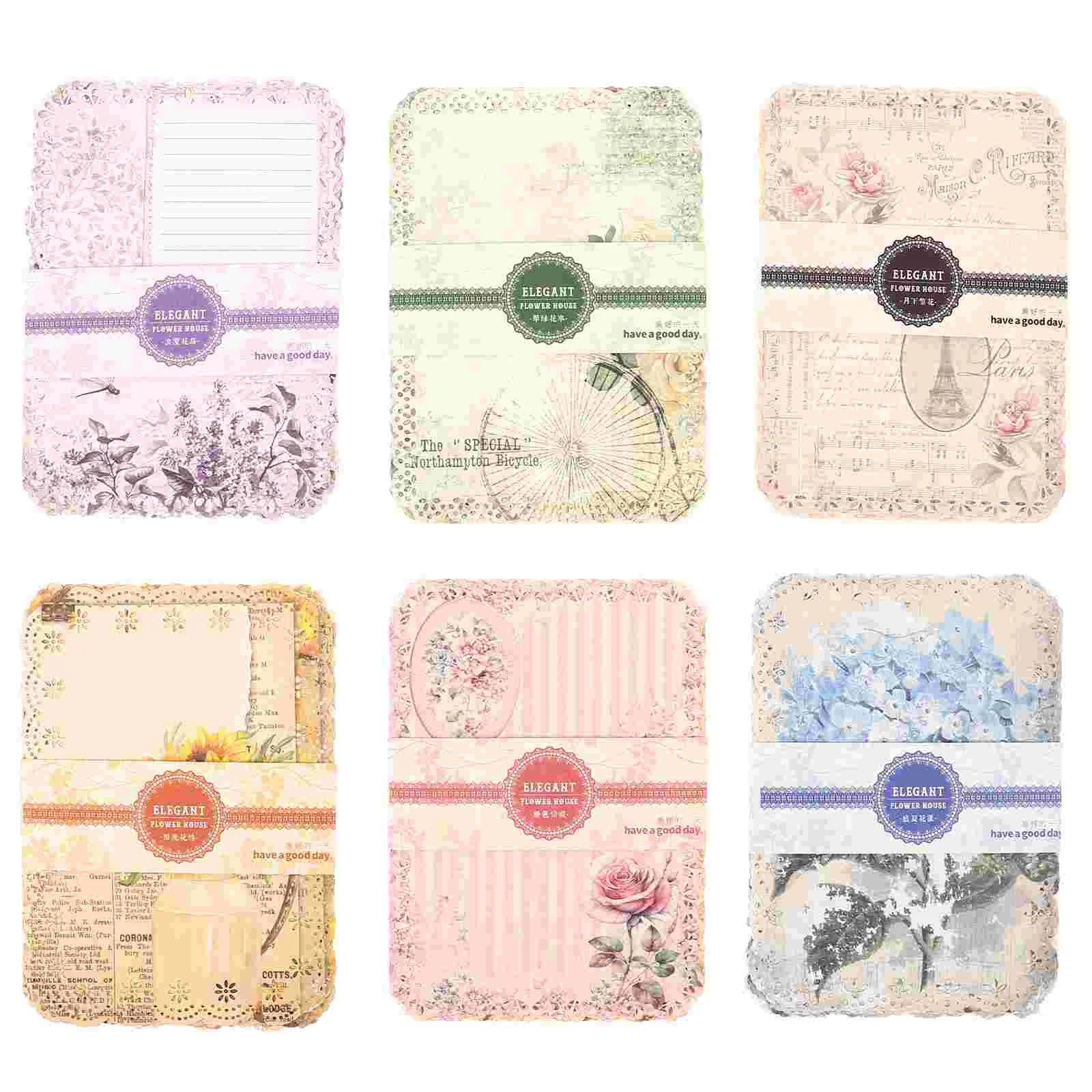

10 Books Craft Scrapbooking Papers Diary Decorative Paper Handicraft Papers for Scrapbook
