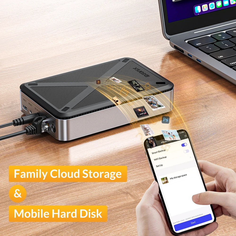 iDsonix ID25 パーソナルクラウドストレージ 超小型NAS 【PERSONAL CLOUD STORAGE】