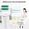 Cordless Electric Vacuum Bag Sealer Pump, Portable USB Charge Vacuum Compression Machine for Food Clothes Storage Bags 1