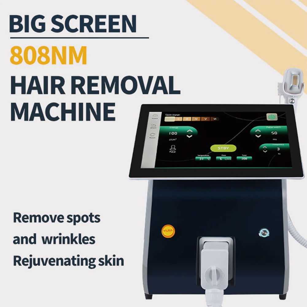 Multifunctional Diode Laser Hair Removal Machine Depiladora Laser 808 755 1064NM Tender Skin Safe Painless Permanent Depilation