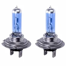 

2Pcs 12V H7 100W 6000K Xenon Halogen Headlight Bulbs Super Bright White Light Car Halogen Bulbs Car Headlights No Delay Lighting