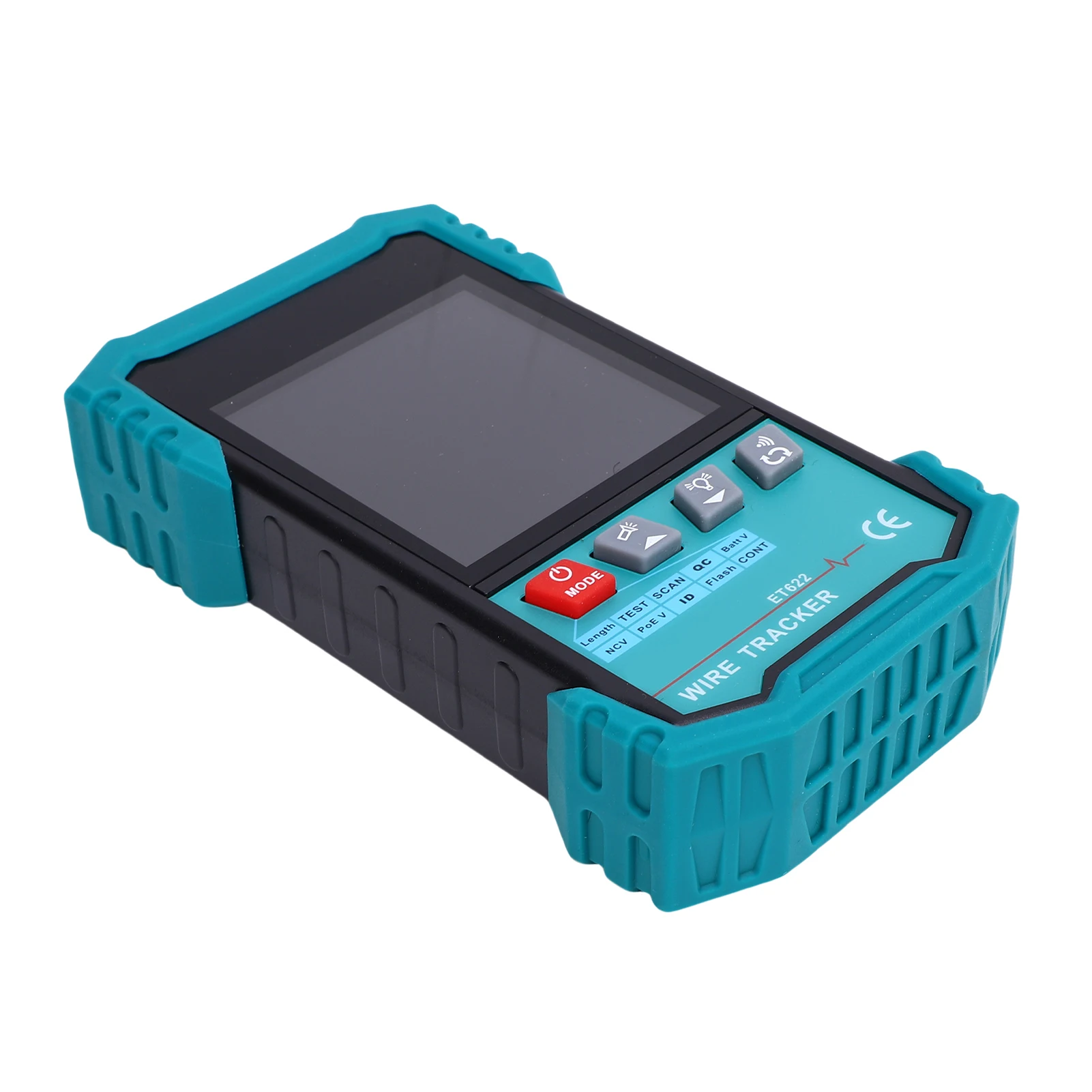 Cable Tester with POE Voltage Detection, Wire Tracker, RJ45 Length Measurement (