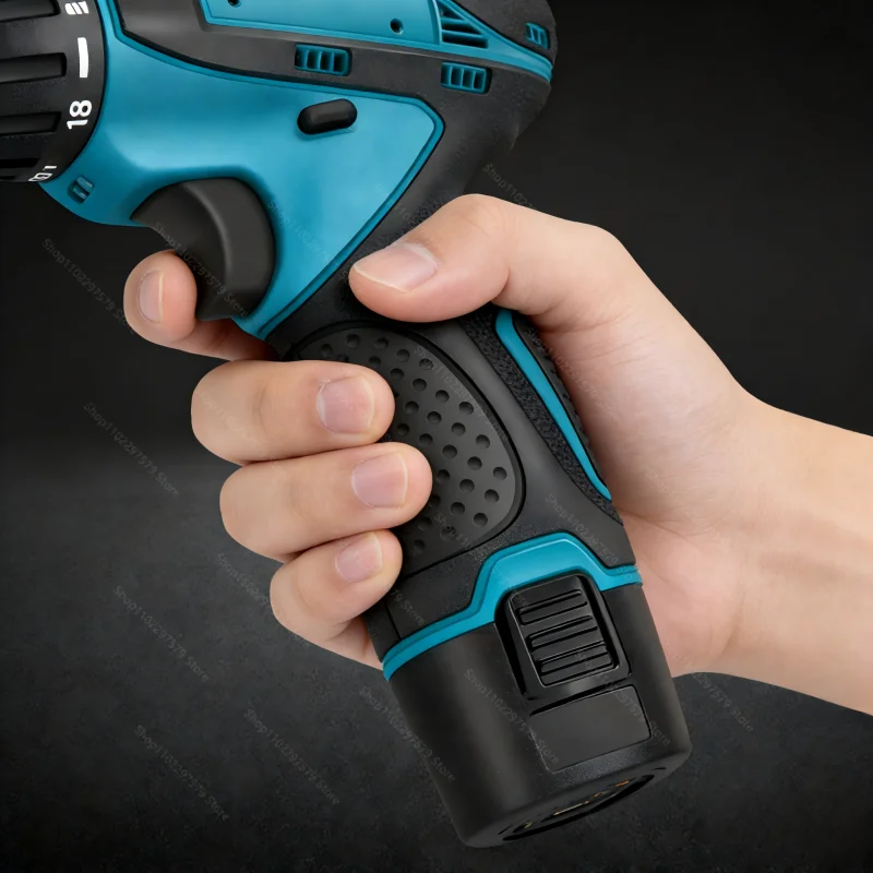 12V Cordless Electric Drill Kit Portable Mini Wireless Power Drill with Polishing Grinding Screwdriver for Home DIY Repair - Imagen 5