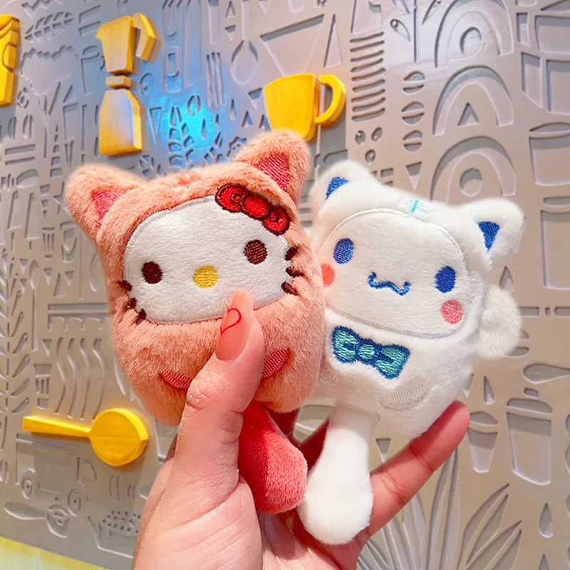 

Cute Cartoon Sanrio Plush Dolls Brooch Pendant Diy Clothing Accessories Backpacks Decoration Plush Brooch Kids Birthday Gifts
