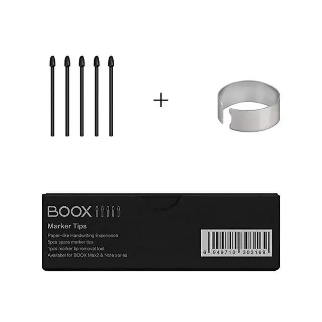 New Original BOOX Marker Tips Kit for Max Lumi,Lumi2/Note air2/Note5,3,2/Nova airC/Nova3 Colol/Nova 3,2 Nibs Stylus Pen Pen