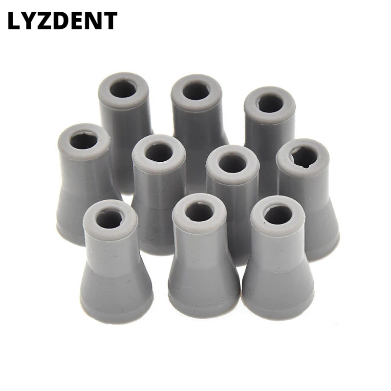 

LYZDENT 10 Pcs Dental Saliva Ejector Weak Suction Rubber Snap Tip Adapter Replacement Dentist Material