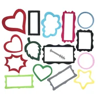 Felt Frame Newborn Baby Growth Milestone Blanket Photography Props Frame Photo Frame Accessories 2