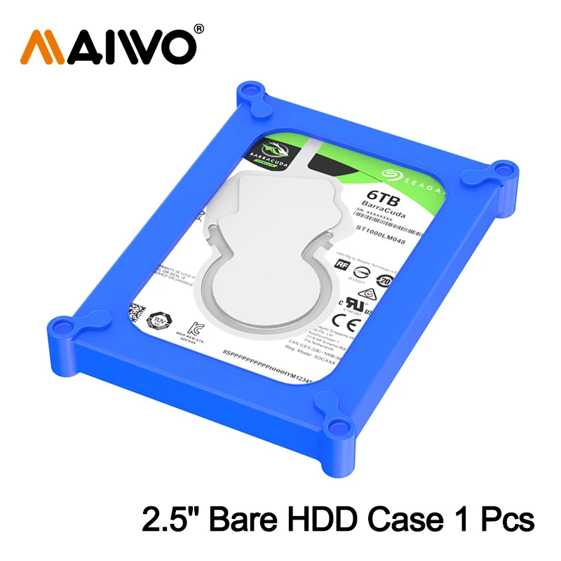 Universal Silicone Protective Cover for 2.5 & 3.5 Hard Drives - Shockproof and Durable Design