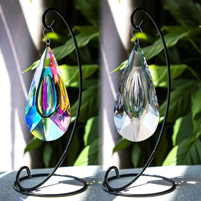 

Sun Catcher for Window AB-Color Crystal Wall Hang with Rope Multifaceted Prism Phase Wall Decor Clear Crystal Ball Prism Rainbow