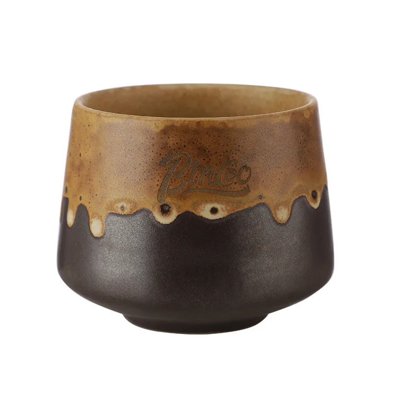 200ML Light Luxury Retro Mugs Ceramic Coffee Cups Handmade Latte & Matcha Kung Fu Tea Cup Retro Japanese Style Ceramic Tea Cup