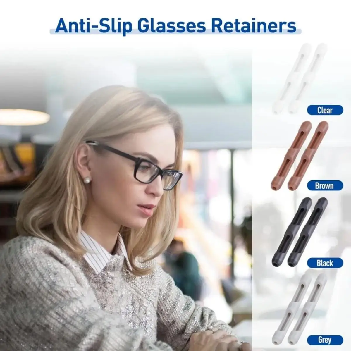 Glasses Anti-slip Silicone Sleeve 10/20pcs Eye Frame Leg Drag Fixed Ear Hook Bracket Anti-drop Accessories