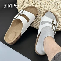 Sandales de plage pour femmes et hommes, pantoufles d'extérieur de styliste, chaussures confortables à enfiler, adaptées à l'extérieur, été, 2024 6