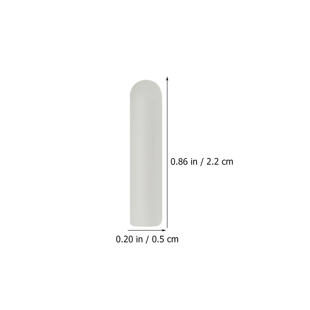 운동화 신발끈 헤드 내구성 쇼 팁 버클, 야광 끝, 흰색 장식, 8 개