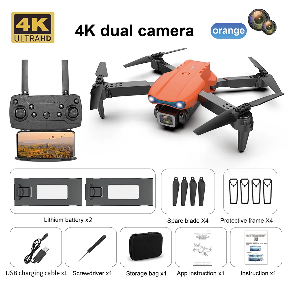 remote control helicopter WLR/C 4K HD Camera FPV 2.4GHz 4CH E99 K3 Pro Foldable 6-Axis RC Drone Quadcopter with Battery helicopter remote control helicopter RC Helicopters