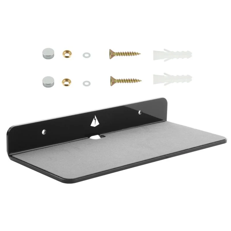 

Настенная акриловая подставка для динамиков, настенное крепление, дисплей, полка для Bluetooth динамика, веб-камеры, сотовых телефонов, игрушка, черный цвет