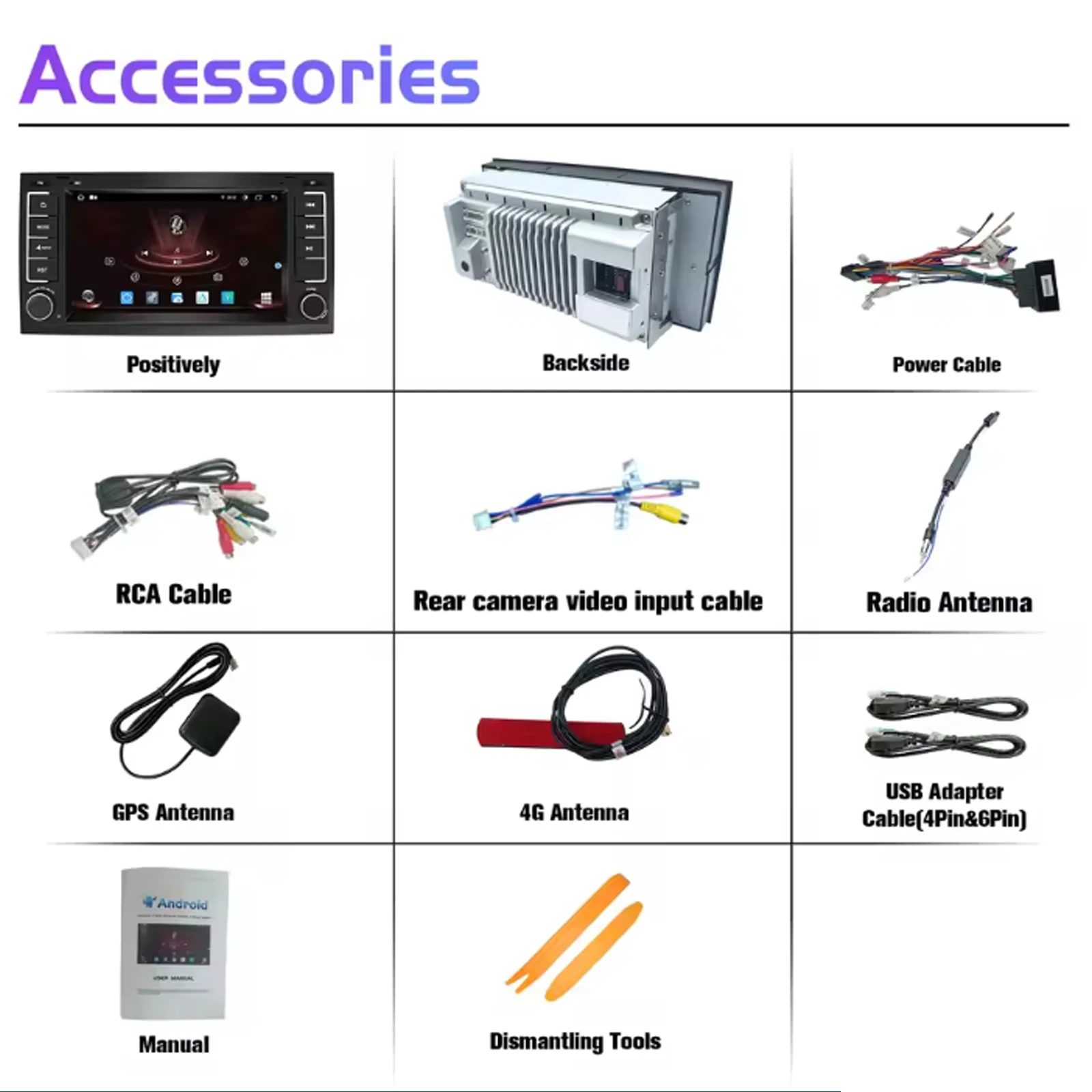 6.2"Android Car Radio for VW Volkswagen Touareg T5 Transporter Multimedia Player