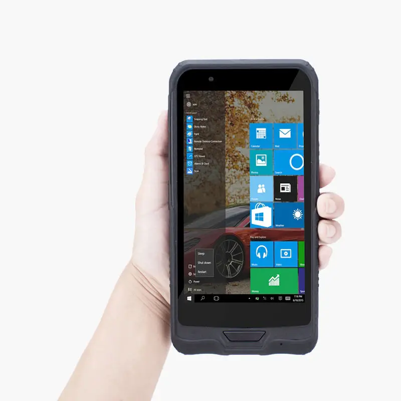 

Handheld Rugged PDA for Windows 10 data collector with barcode scanner NFC 4G pos pc to Esteban