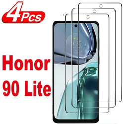 Premium HD Tempered Glass Screen Protector Film - 2/4 Pack for 2 Pieces (For Honor 90 Lite)