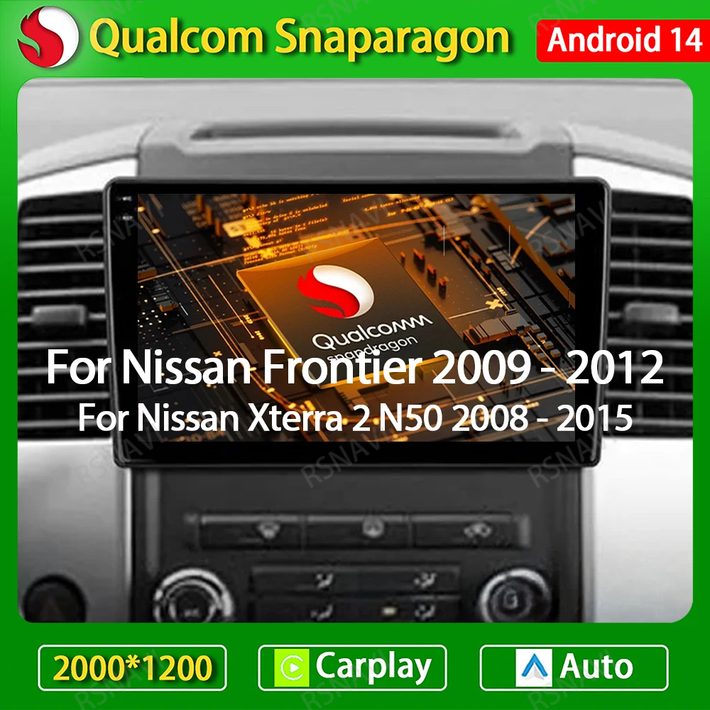 Android14CarRadioForNissanFrontier20092012MultimediaVideo