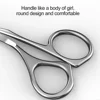 Stainless Steel Eyebrow Scissors With Eyebrow Comb High Quality Makeup Scissors Eyebrow Trimming Knife Hair Remover Shaver Tool 5
