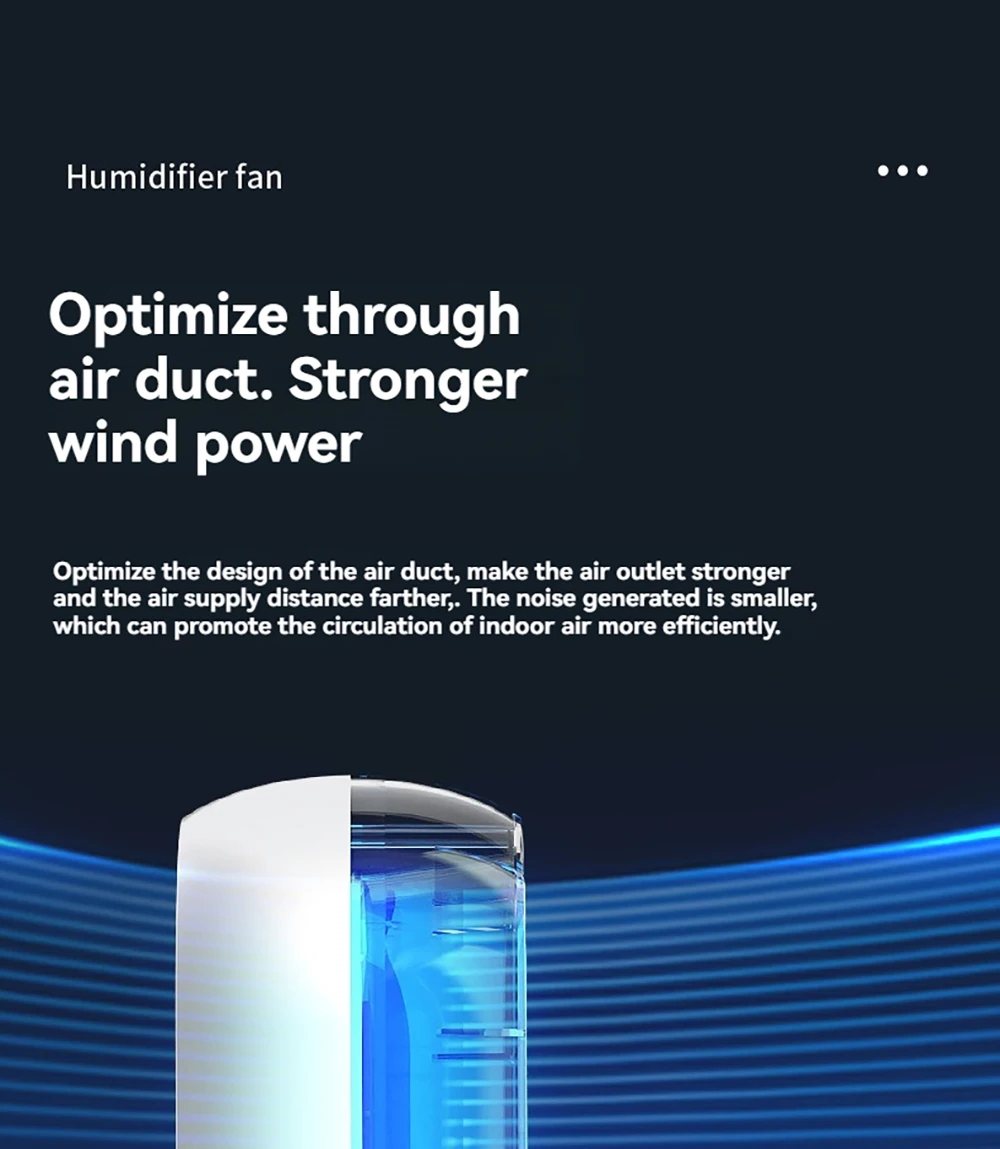 Mini Air Cooler Humidification Cooling USB Silent Timed Air Conditioning Fan Colorful Lights Night Light Led Screen 6 Wind Speed