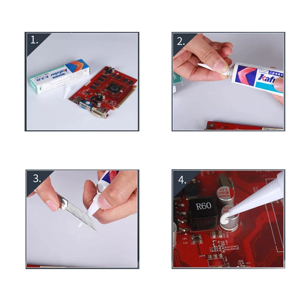 Silicone Glue Kafuter Industrial Adhesive 45g