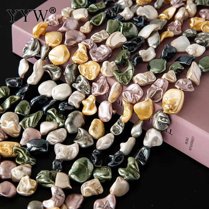 

Shell Pearl Beads Diy Many color 11-14mm Sold Per Approx 17.72 Inch Strand Jewelry Accessories For Making DIY Necklace Bracelet