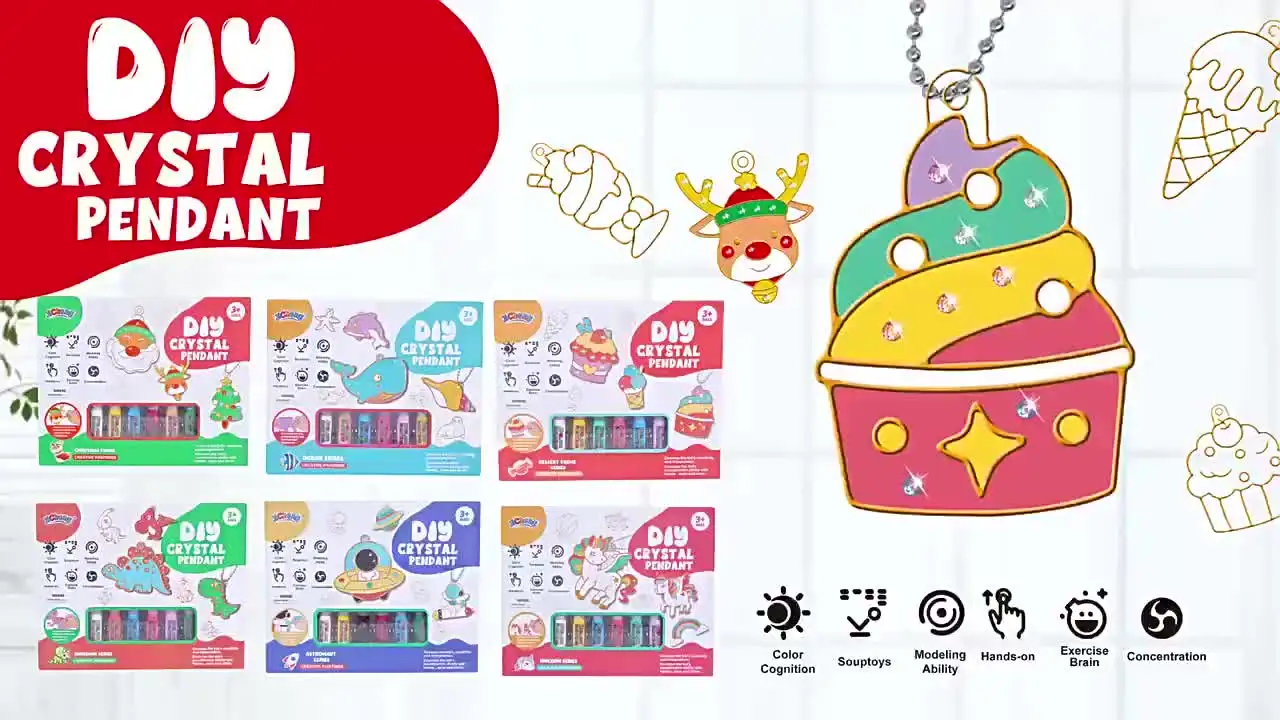 Ensemble D'arts Et De Bricolage De Peinture En Cristal DIY Jouets