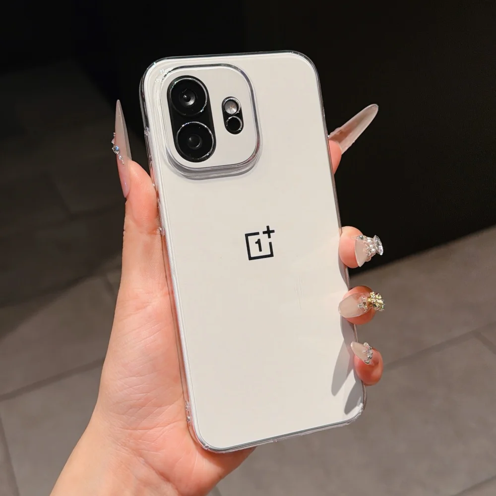 Luxury HD Clear Magnetic Phone Case with Wireless Charging Bumper Cover