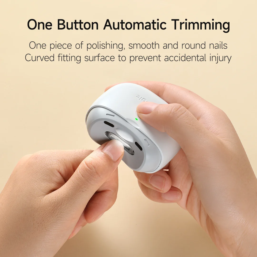 Seemagic Electric Automatic Nail Clippers Pro light Trimmer Nail Cutter Manicure Baby Adult Care Scissors Body Tools