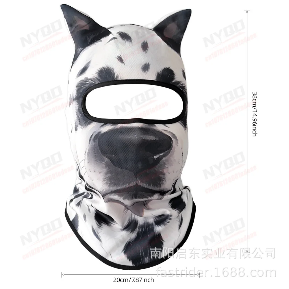 3D 고양이 발라클라바 겨울 오토바이 마스크 통기성 풀페이스 커버 (스키, 스노보드, 라이딩용)