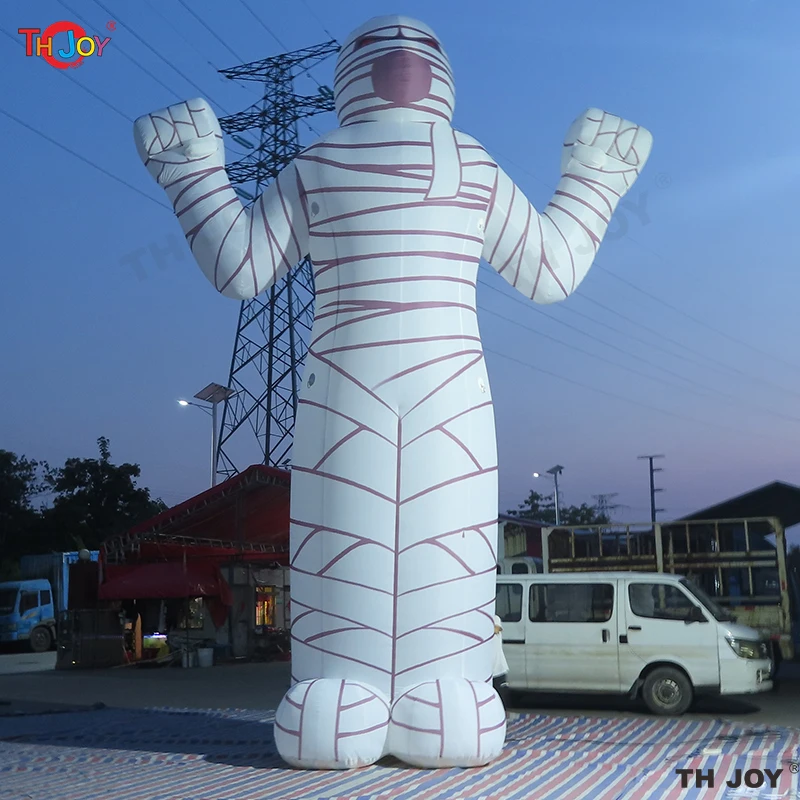 

Free Air Shipping 8m 26ft Giant Halloween decorative inflatable Monster Frankenstein Mummy character model for outdoor event