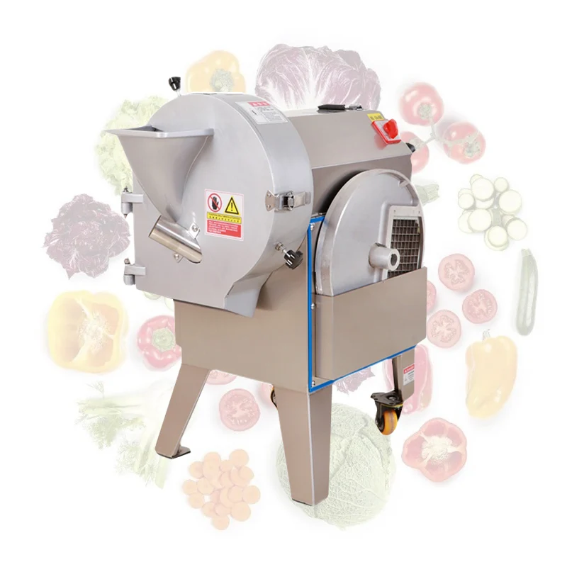 

New Type Fruits Vegetable Cutting Machine Onion Eggplant Cube Cutter Potatoes Carrots Slicer Shreder Machine