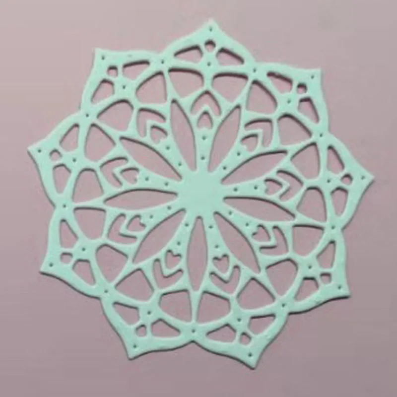 

Round Lace Decoration Metal Cutting Dies 2022 New Stencils Die Cut DIY Scrapbooking Album Paper Card Embossing