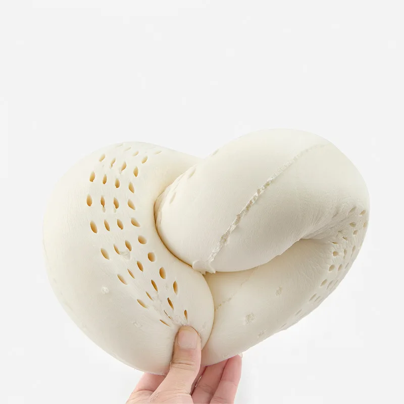 Thailand Natural Latex U-shaped Neck Protection Pillow for Aircraft Travel Neck Lunch Rest Sleeping Pillow U Pillow 3