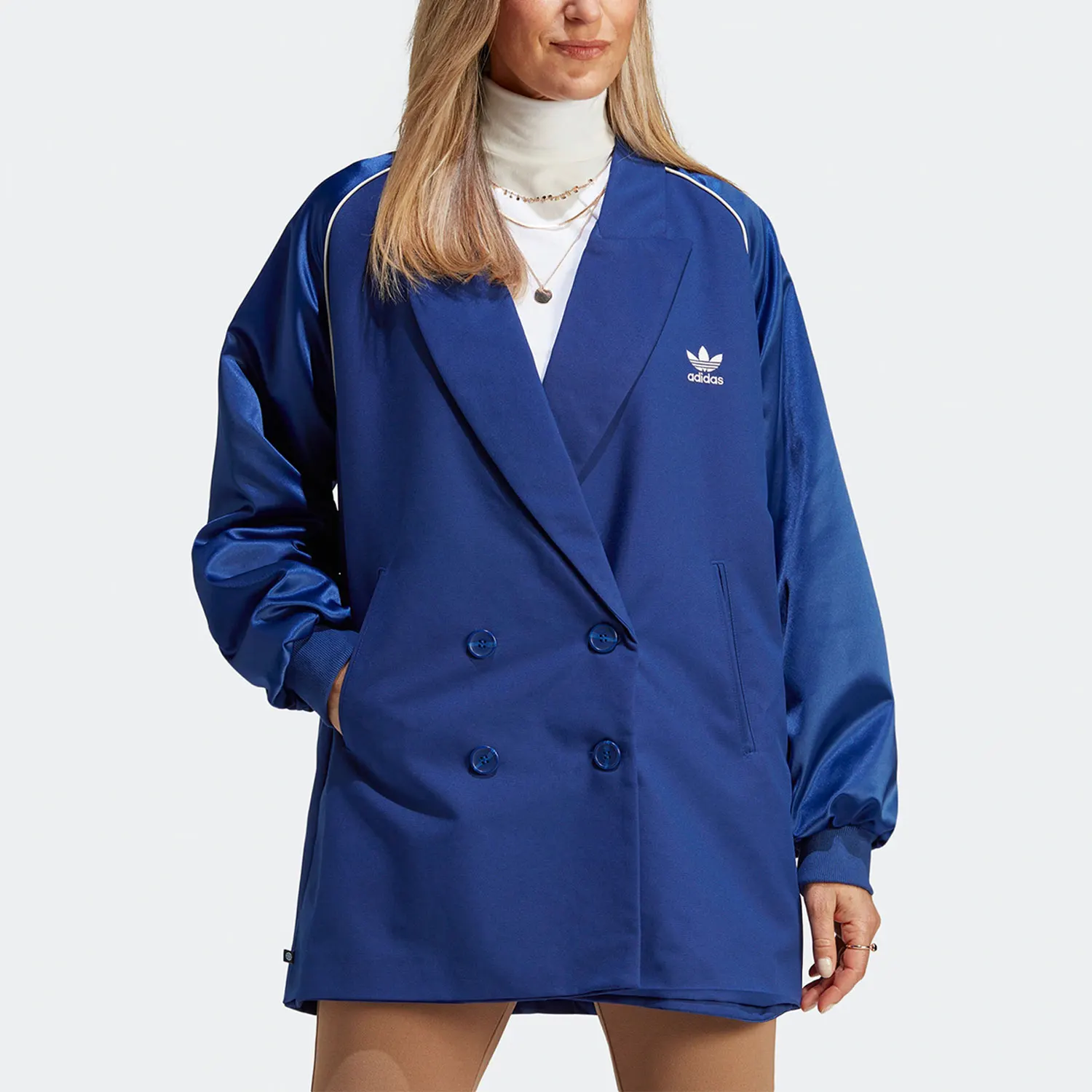 Adidas Veste de sport officielle authentique VARSITY BLAZER pour femme IC5216 1 Adidas Veste de sport officielle authentique VARSITY BLAZER pour femme IC5216 1