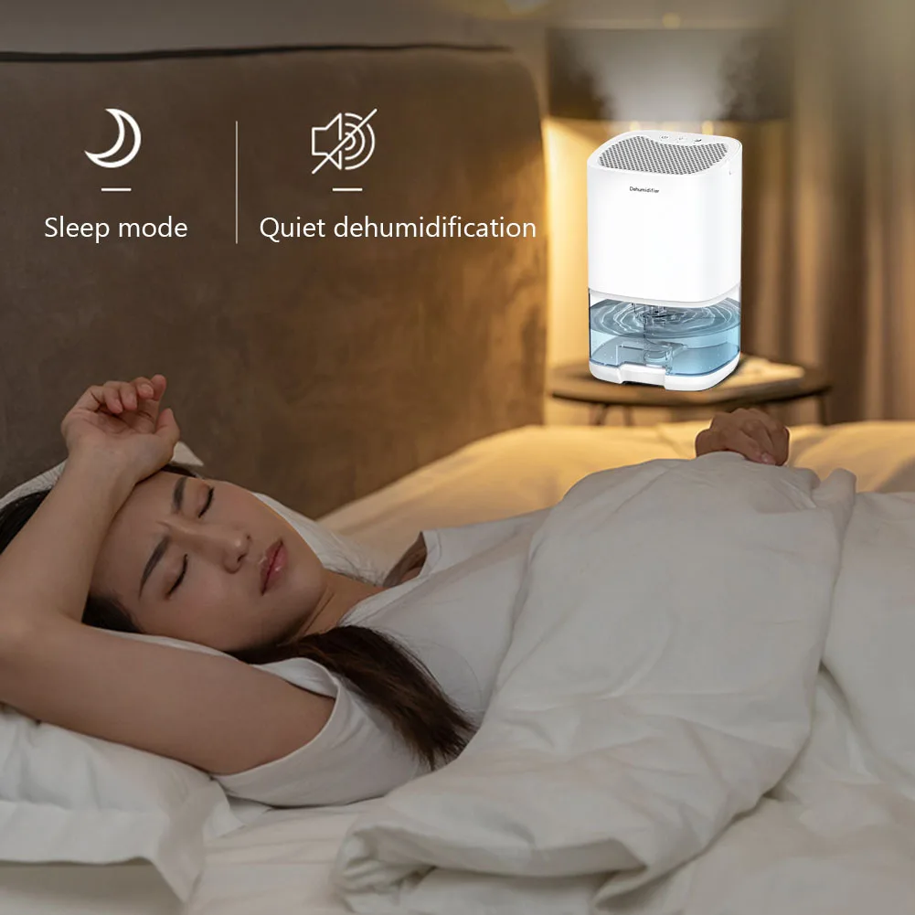 가정 방 주방용 제습기, 기본 에어 필터 포함, 조용한 수분 흡수기, 비용 효율적인 공기 제습기, 2 in 1, 1000ml
