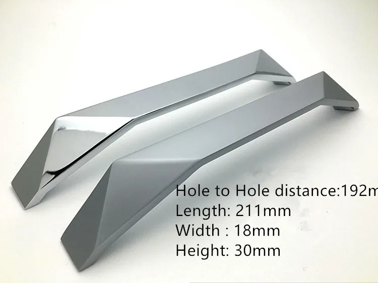 Zinc Hole to hole 32mm to 192mm Alloy Cabinet Handle Black Silver Antique Brass finish Drawer Knob