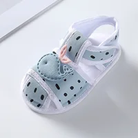 0-12M Newborn Baby Summer Sandals Kids Canvas Shoes Casual Soft Crib Shoes Toddler First Walkers Boys Girls Sandals Crib Newborn 5
