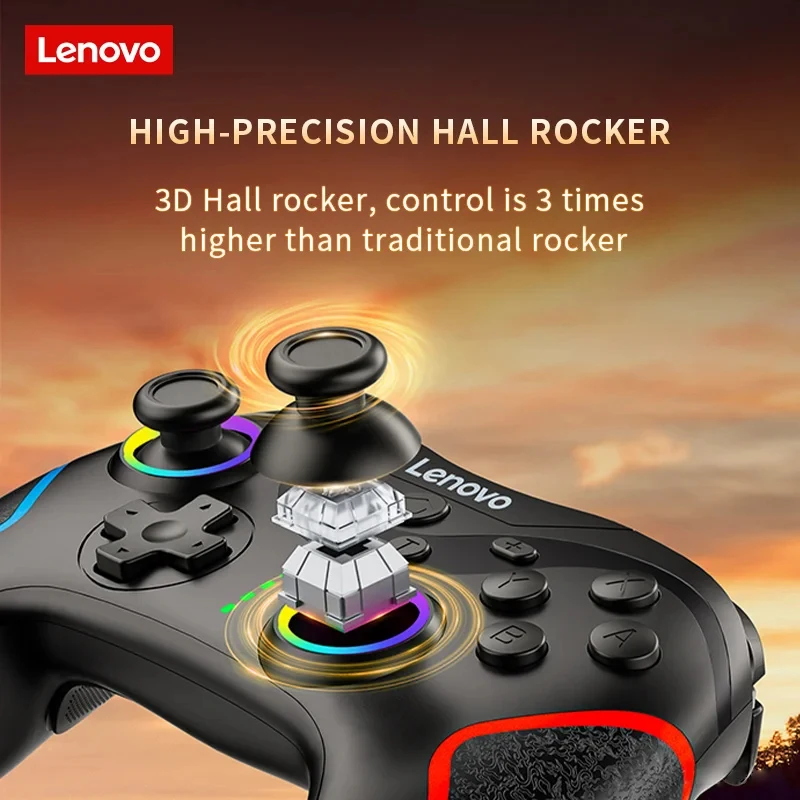Lenovo Gaming Controller 4個セット New Lenovo Six-Axis Gamepads S01 Wireless Bluetooth 2.4G