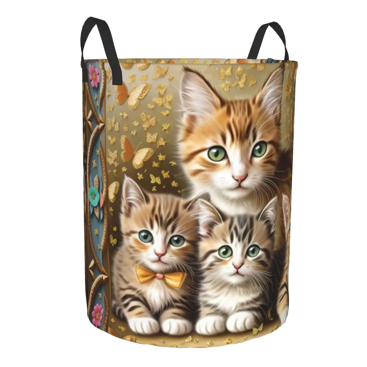 Cute Creative Cat Laundry Hamper Large Clothes Storage Basket Toys Bin Organizer for Kids