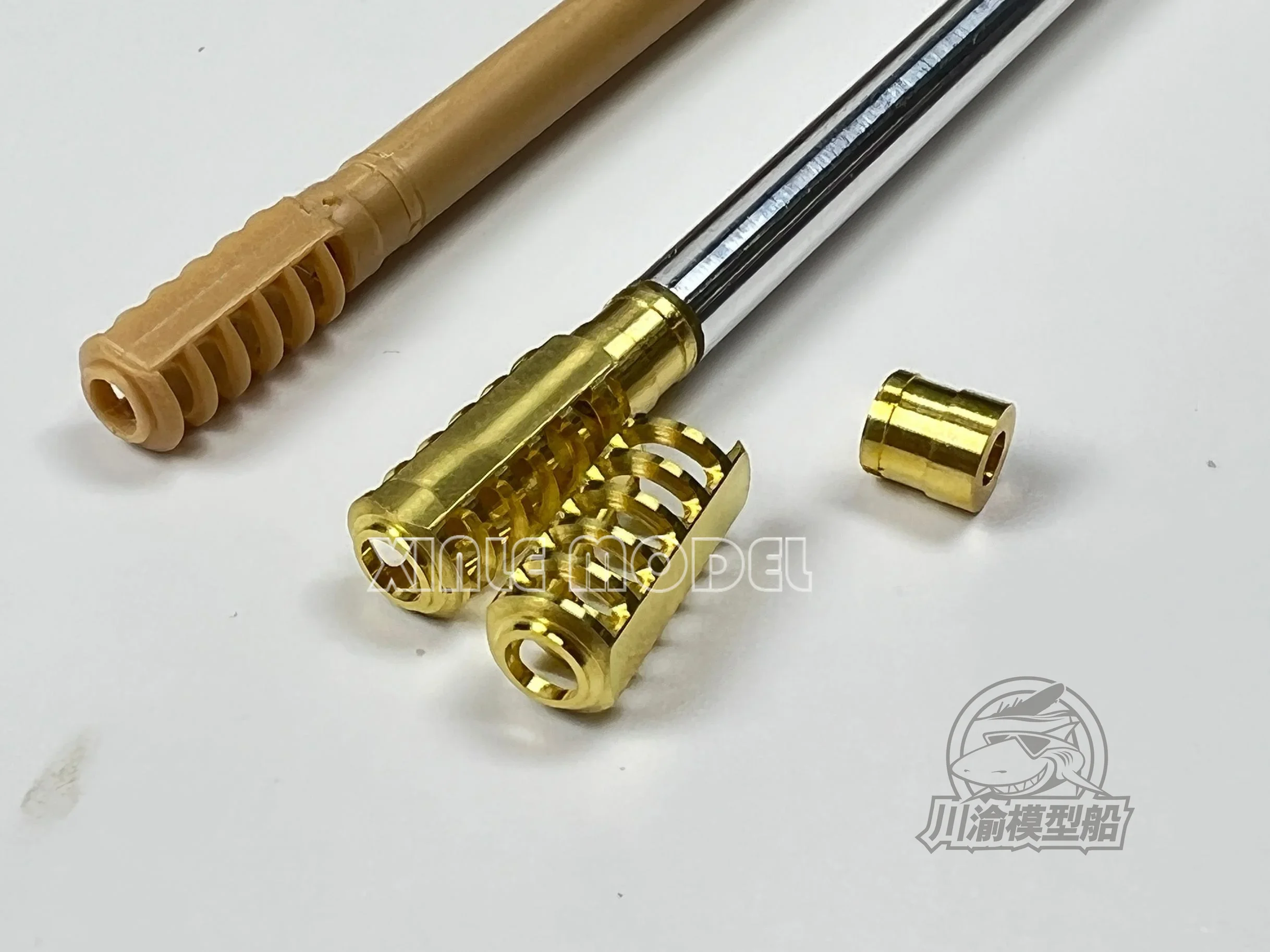 Chuanyu CYT221 1/35 ZTL-11 장갑차 금속 리트랙터 배럴, 트럼펫 84505용, DIY
