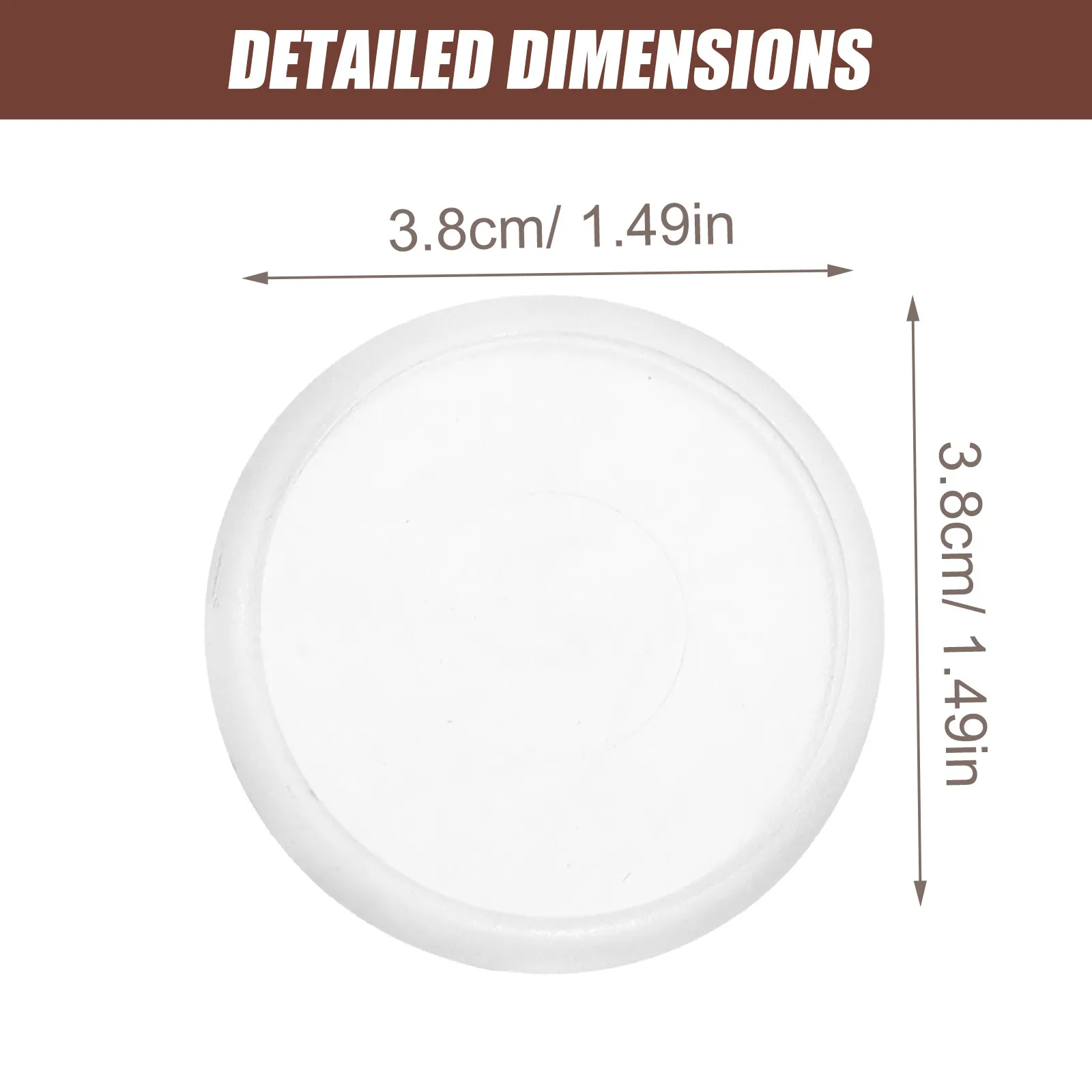 44개 플렉시블 플라스틱 바인더 디스크, 디스크바운드 확장 바인딩 링, 루즈리프 노트북 플래너 북 바인딩용 원형 링
