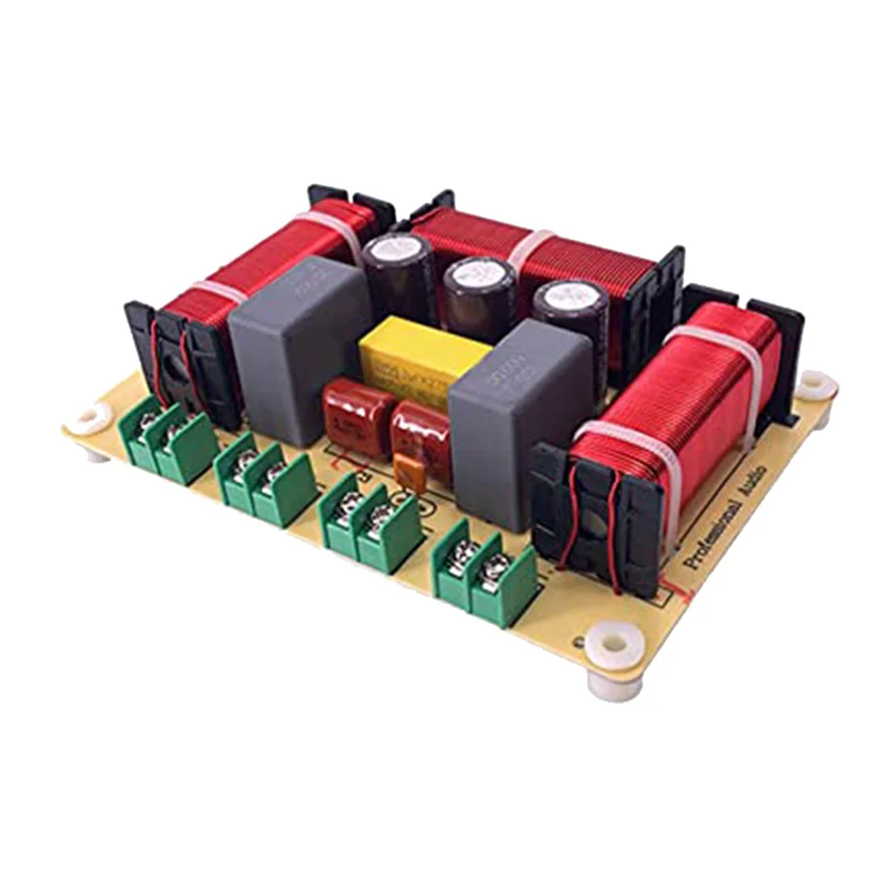 N33R_1PCS 4 Way 300W Speaker 4Unit Circuit Stereo Audio Crossover Filters