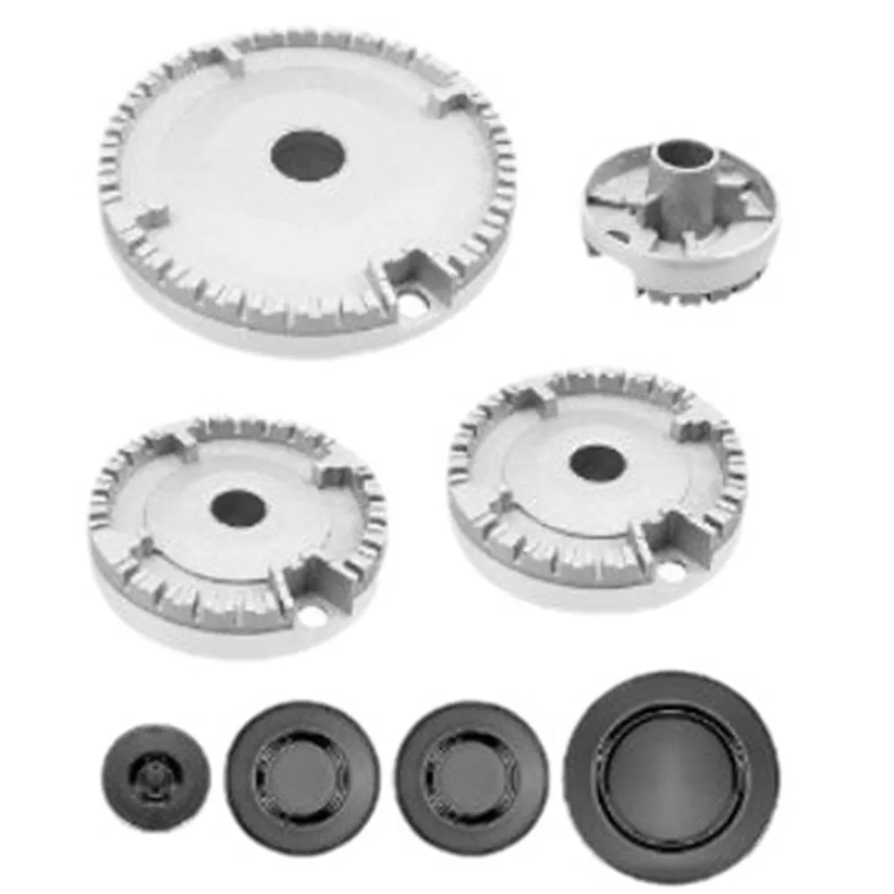 

1Set Cooker Hat Set Stove Lid Upgraded Oven Gas Hob Burner Crown Flame Cap Fits Most Gas Stove Burners