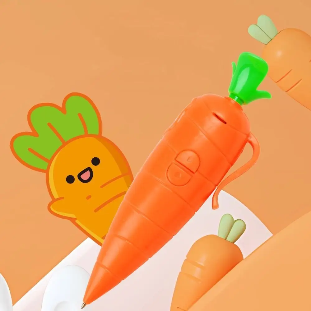 Multifunction Pen Carrot Eggplant Funny Voice Recorder Pen Corn Cactus Ballpoint Pen 2 in 1 Write Graffiti 60S Sound Recorder